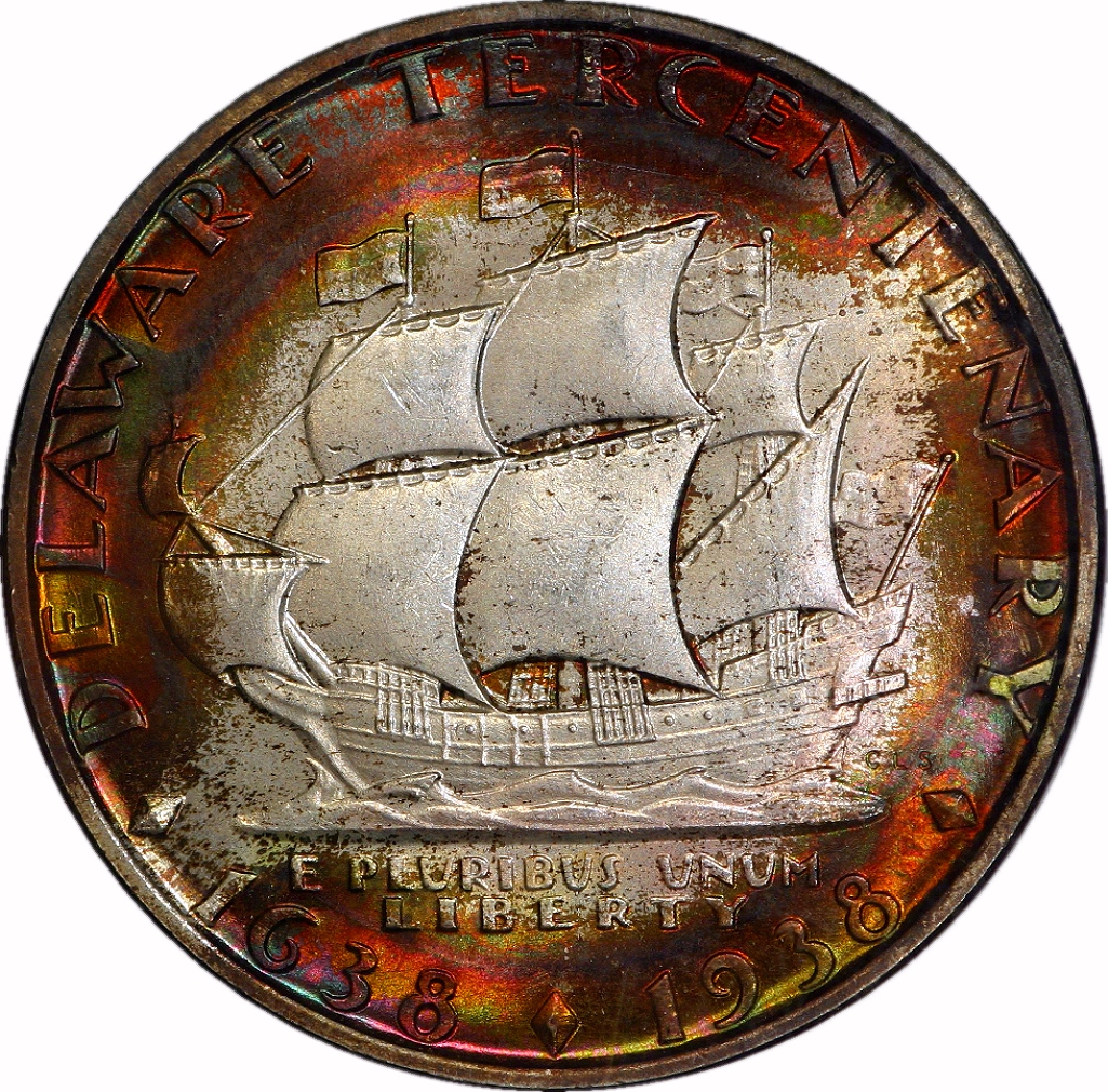 1936 Delaware Tercentenary Half Dollar | Commemorative Coins